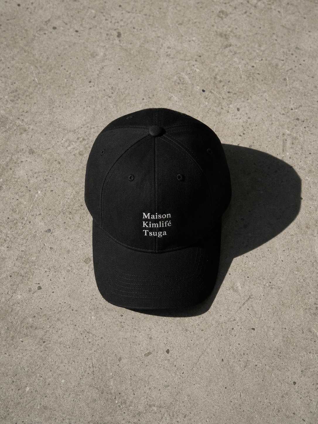 Black Cap — editorial-cap-flatlay