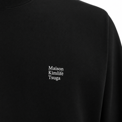 Black Long Sleeve — logo detail
