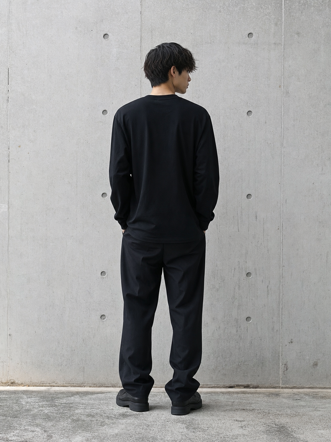 Black Long Sleeve — back