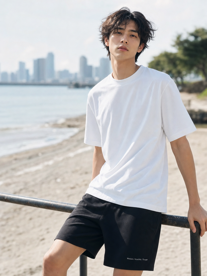 Black Sweat Shorts — lifestyle
