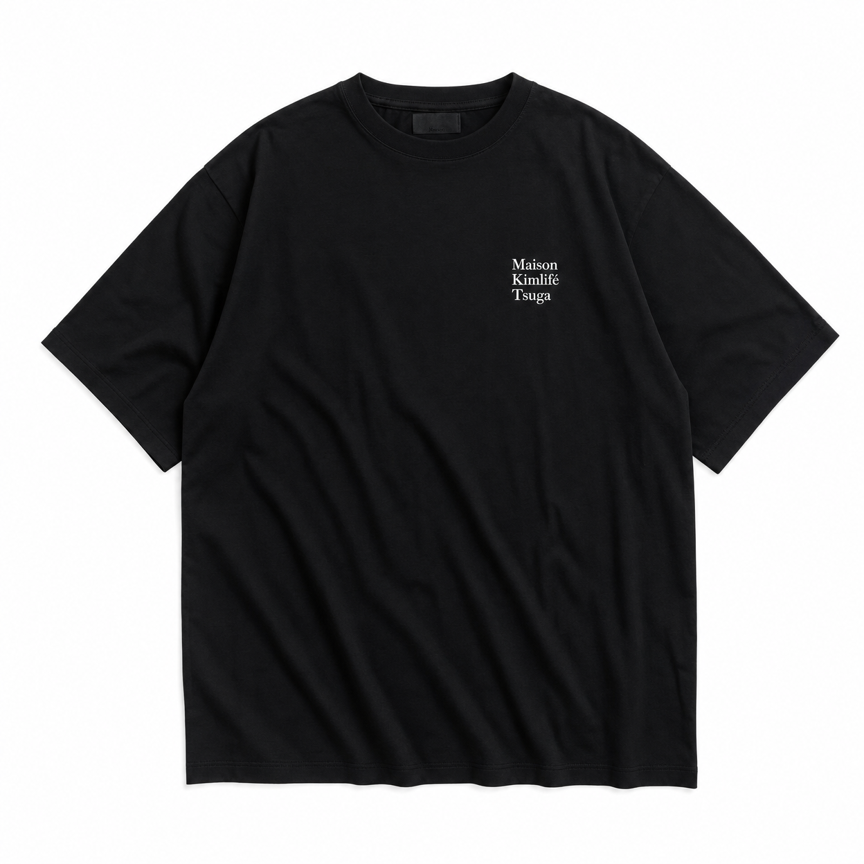 Black Tee — flatlay