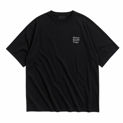 Black Tee — flatlay
