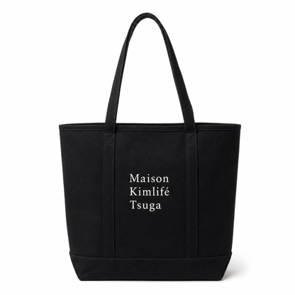 Black Tote Bag — front