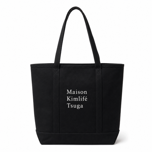 Black Tote Bag — front
