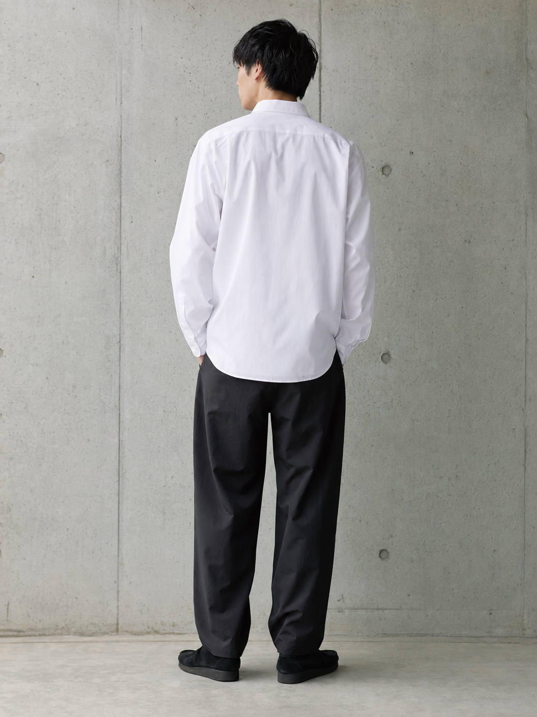White Long Sleeve — back