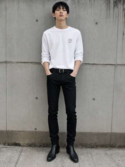 White Long Sleeve — front