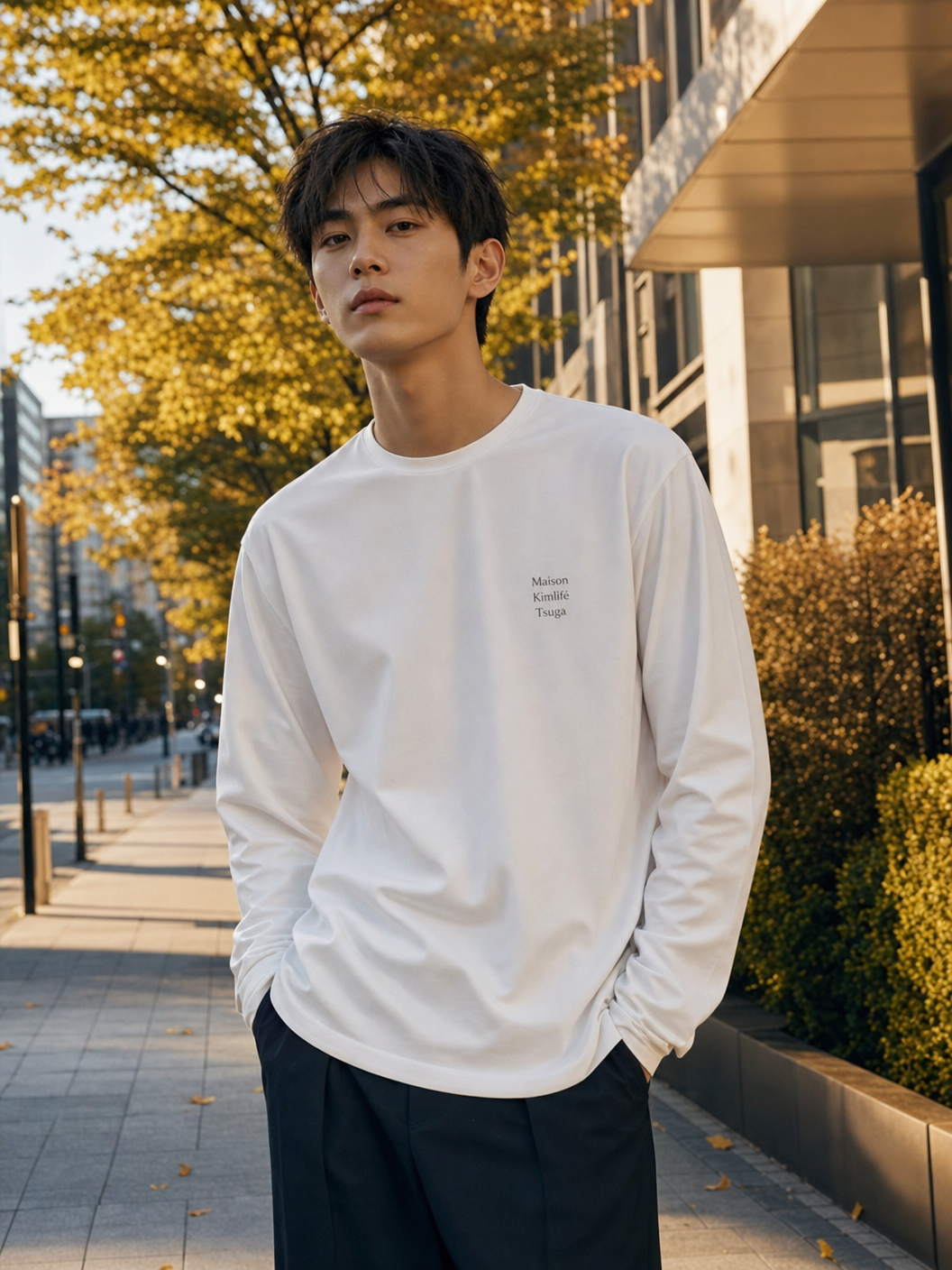 White Long Sleeve — lifestyle