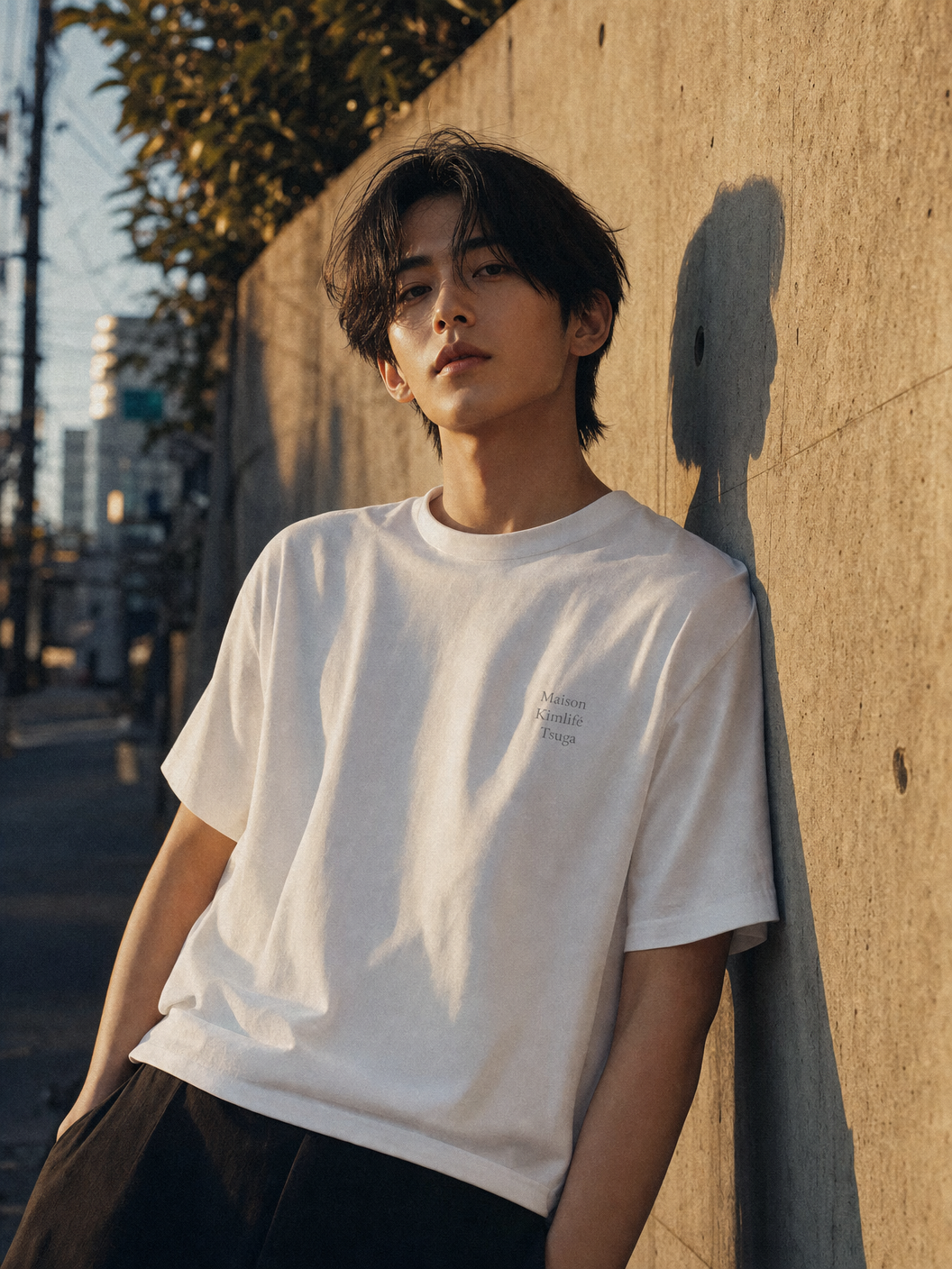 White Tee — lifestyle